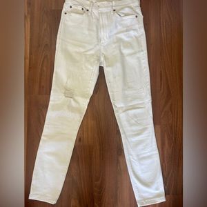 Skinny White Gap Jean